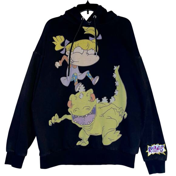 Dolls Kill x Rugrats Hoodie Oversized Graphic Kidcore Unisex - Picture 1 of 9